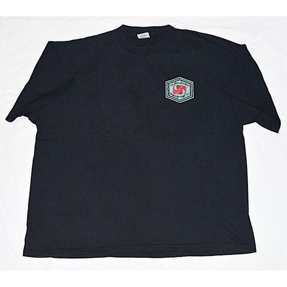 Quiksilver Vintage 90s Logo Design T-Shirt (Front & Back) - Picture 2 of 9